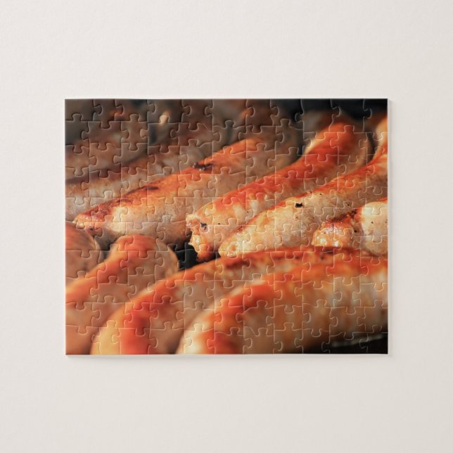 Quebra-cabeça do Sizzle da salsicha (Horizontal)