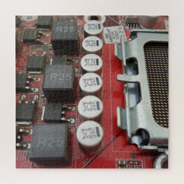 QUEBRA-CABEÇA do soquete e circuito da CPU, 676 pc (Vertical)