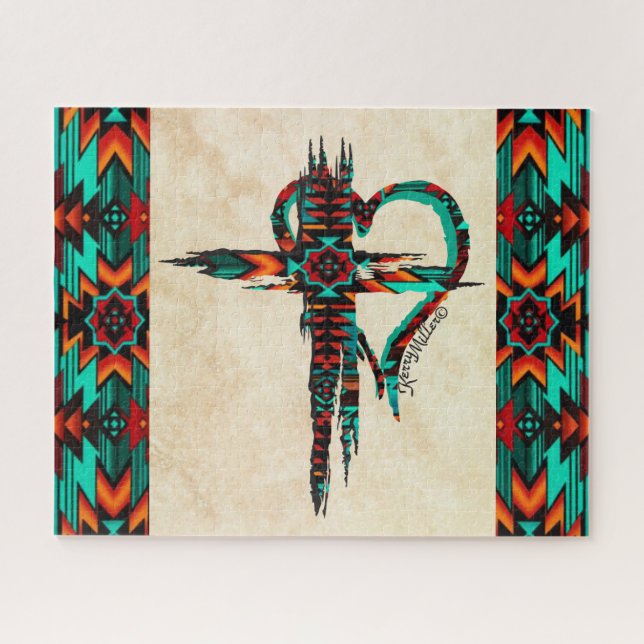 Quebra-cabeça do Sudoeste da Cruz e do Coração (Horizontal)