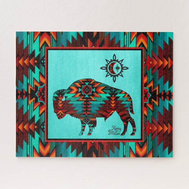 Quebra-cabeça do Sudoeste de Buffalo Jigsera (Horizontal)