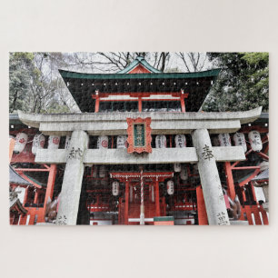 quebra-cabeça do templo shinto