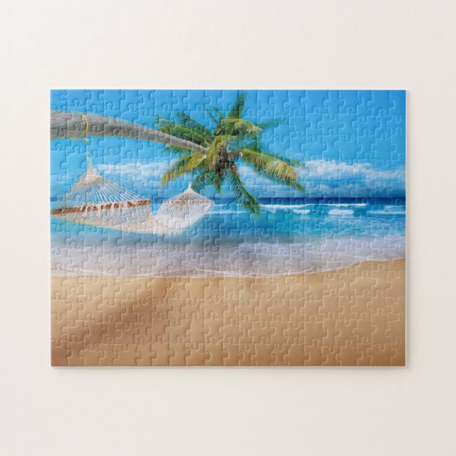 Quebra-cabeça do Tropical Beach Game (Horizontal)