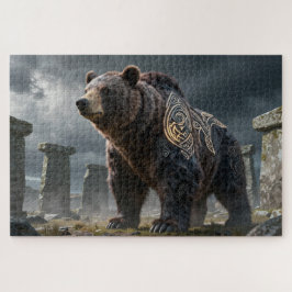 Quebra-cabeça do Urso Animal Espiritual Celta