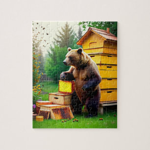 Quebra-cabeça do Urso Colmeia
