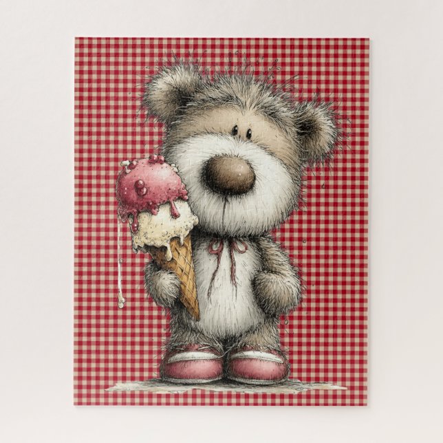 Quebra-cabeça do Urso de Verão (Vertical)