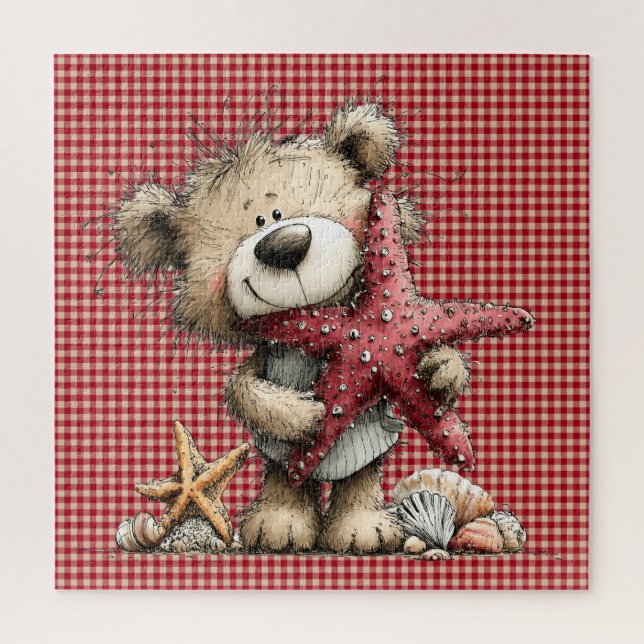 Quebra-cabeça do Urso de Verão (Vertical)