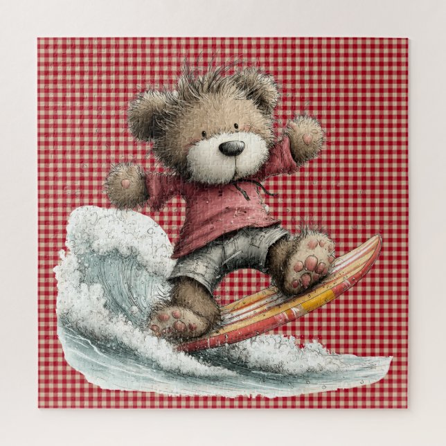 Quebra-cabeça do Urso de Verão (Vertical)