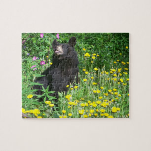 Quebra-cabeça do urso preto