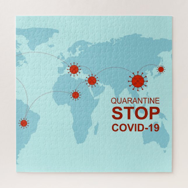 quebra-cabeça do vírus corona (Vertical)