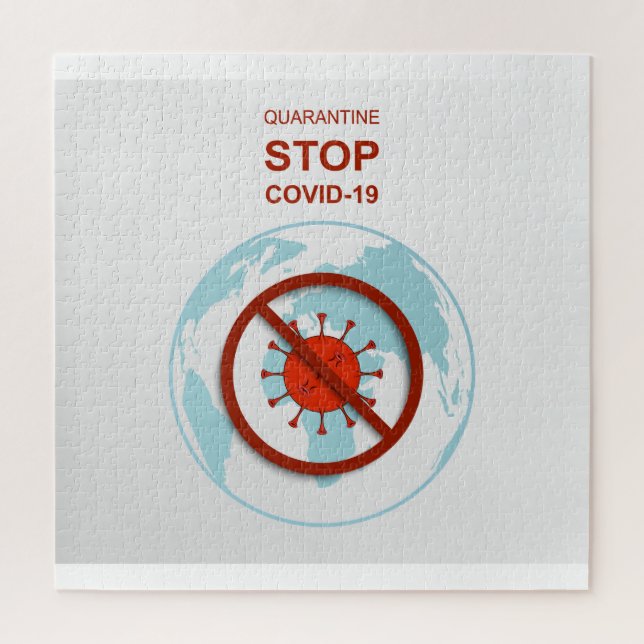 quebra-cabeça do vírus corona (Vertical)