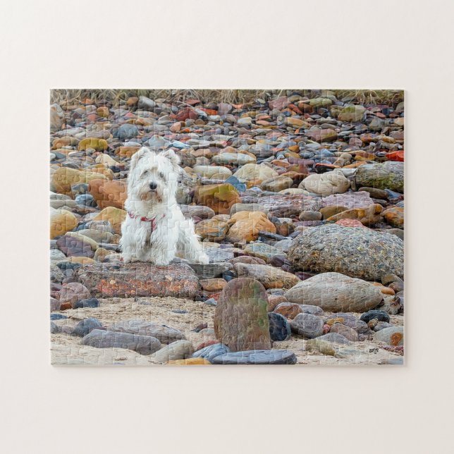 Quebra-cabeça do West Highland White Terrier (Horizontal)