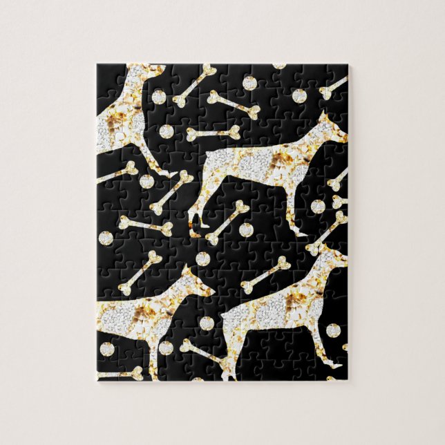 QUEBRA-CABEÇA DOBERMAN PINSCHER (Vertical)