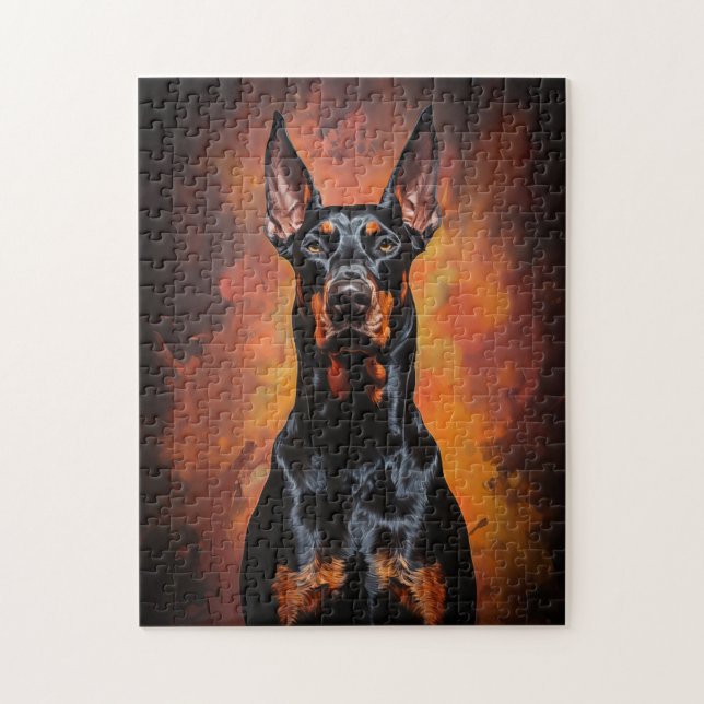 Quebra-cabeça Dobermann (Vertical)