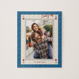 Quebra-cabeça Doce Romântico - Foto do Dia de os namorados Retro