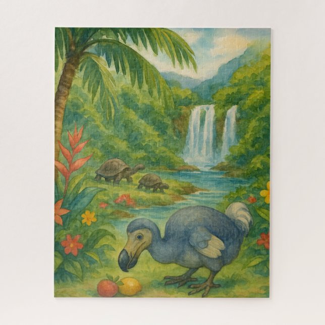 Quebra-cabeça Dodo Tropical Maurícia (Vertical)