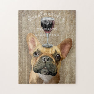 Quebra-cabeça Dog Au Vin, Bulldog Francês