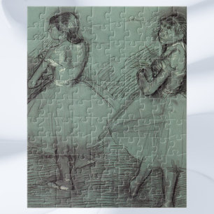 Quebra-cabeça Dois Bailarinos por Edgar Degas, Arte de Balé Vint