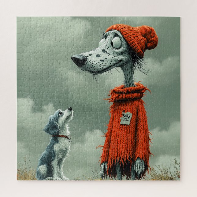 Quebra-cabeça Dois Cães (Vertical)