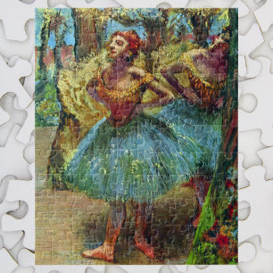 Quebra-cabeça Dois dançarinos por Edgar Degas, arte do balé do