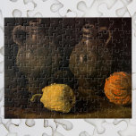Quebra-cabeça Dois Jars e Dois Pumpkins por Vincent van Gogh<br><div class="desc">Ainda a Life with Two Jars and Two Pumpkins de Vincent van Gogh é um apos impressionismo de arte fino vintage que ainda é pintura em vida com dois jarros e dois squash. Comida e bebidas na cozinha, prontos para cozinhar! Sobre o artista: Vincent Willem van Gogh era um pintor...</div>
