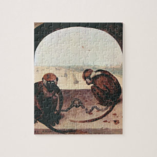 Quebra-cabeça Dois macacos por Pieter Bruegel