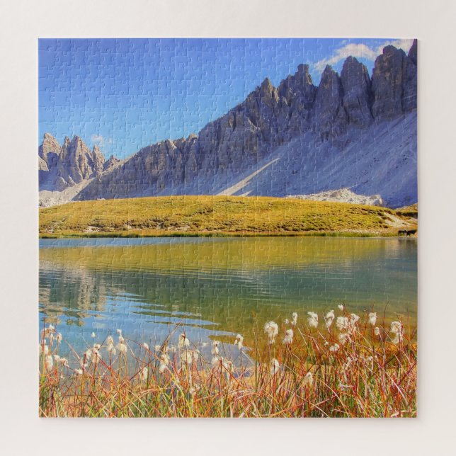 Quebra-cabeça Dolomites Mountain Scenic Landscape Jigsaw (Vertical)