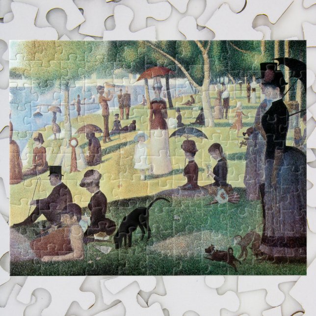Quebra-cabeça Domingo à tarde, Ilha La Grande Jatte, por Seurat (Criador carregado)
