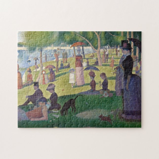 Quebra-cabeça Domingo à tarde na ilha do La Jatte grandioso (Horizontal)
