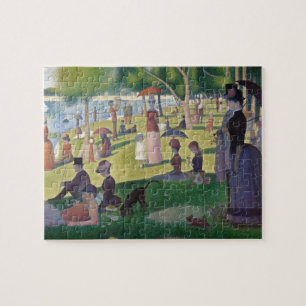 Quebra-cabeça Domingo à tarde Seurat Neo Impressionista