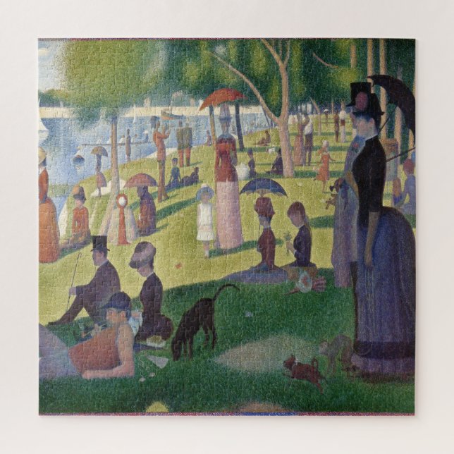 Quebra-cabeça Domingo em La Grande Jatte por Georges Seurat (Vertical)