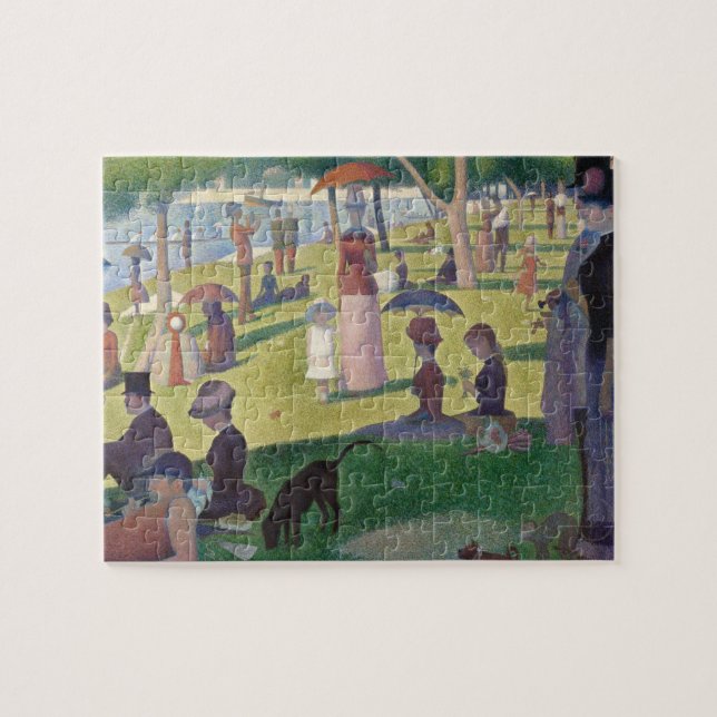 Quebra-cabeça Domingo na pintura de La Grande Jatte Seurat (Horizontal)