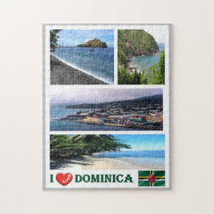 Quebra-cabeça Dominica - Eu Amo -