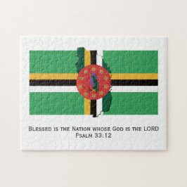 Quebra-cabeça DOMINICA FLAG | Nação Abençoada | Dominicano