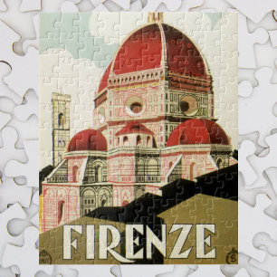 Quebra-cabeça Domo da igreja de Florença Firenze Italia das