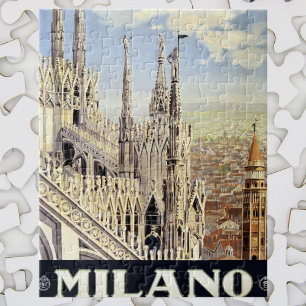 Quebra-cabeça Domo gótico da catedral de Milão Italia das
