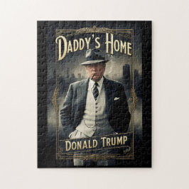 Quebra-cabeça Donald Trump Pai Home Funny MAGA Movie Poster