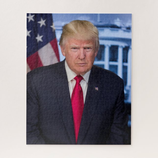 Quebra-cabeça Donald Trump Retrato Presidencial Oficial (Vertical)