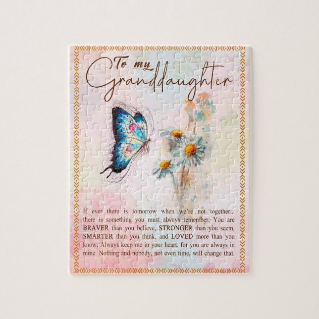 Quebra-cabeça Donativos da neta | Da Família Vovô Vovô (Vertical)