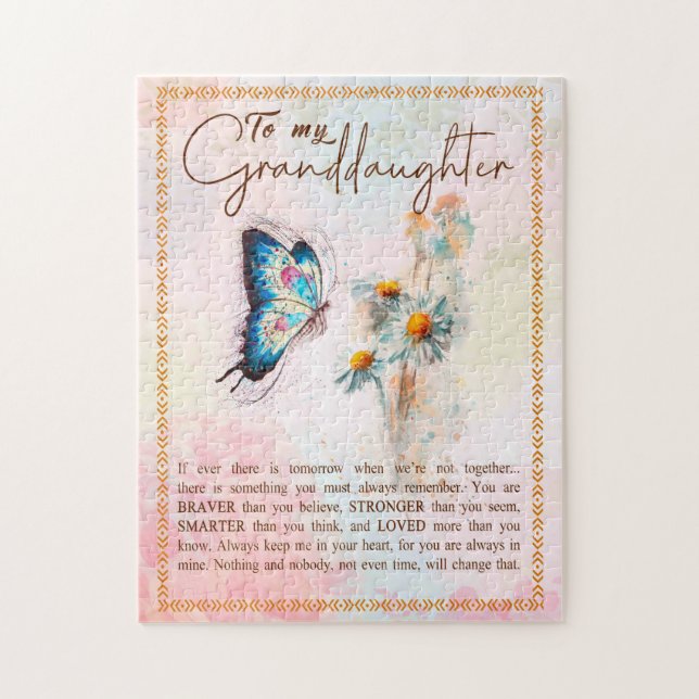 Quebra-cabeça Donativos da neta | Da Família Vovô Vovô (Vertical)