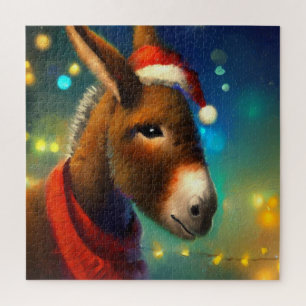 Quebra-cabeça Donkey Natal (3)