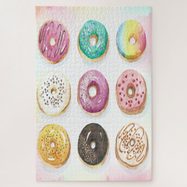 Quebra-cabeça Donuts Fofinhos (Vertical)