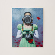 Dorothy em uma Máscara de Gás