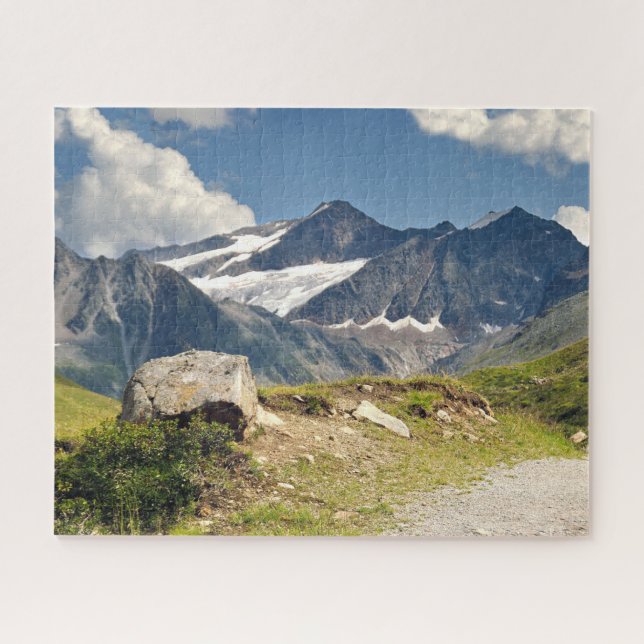 Quebra-cabeça dos Alpes Austríacos (Horizontal)