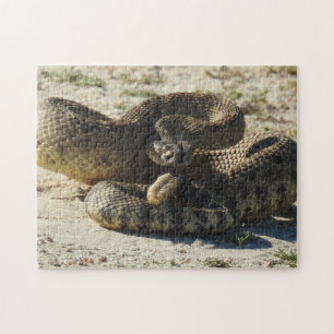 Quebra-cabeça dos animais selvagens, cobras,
