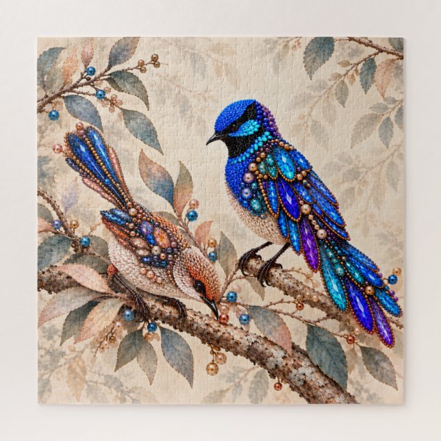 Quebra-cabeça dos Fairywrens (Vertical)