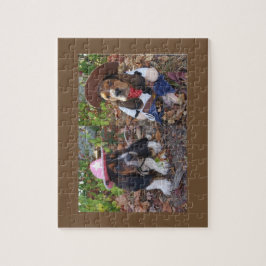 Quebra-cabeça dos filhotes de cachorro do cão de