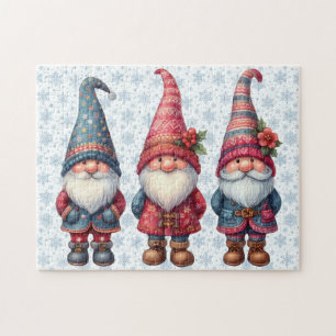 Quebra-cabeça dos Gnomos de Natal