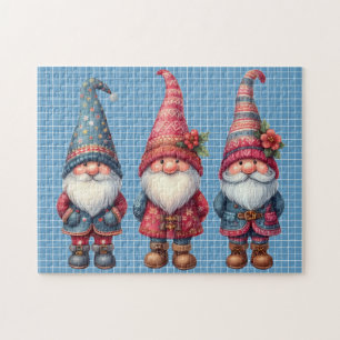 Quebra-cabeça dos Gnomos de Natal