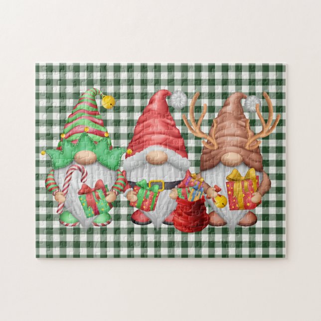 Quebra-cabeça dos Gnomos do Polo Norte (Horizontal)