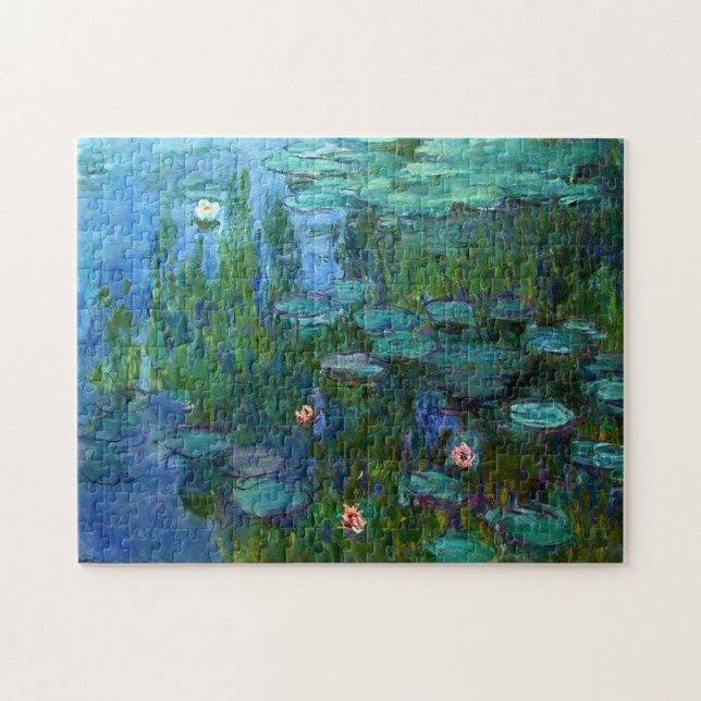 Quebra-cabeça dos lírios de água de Monet Nympheas (Horizontal)